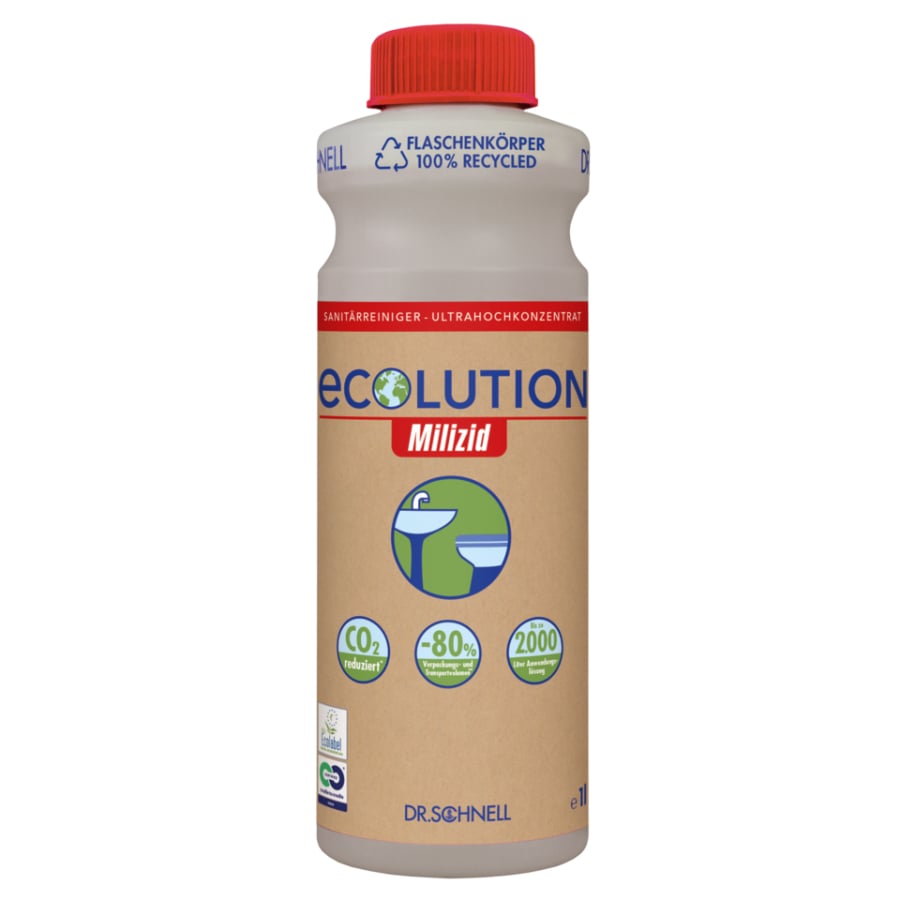 Dr. Schnell ECOLUTION Milizid Sanitärreiniger, Konzentrat