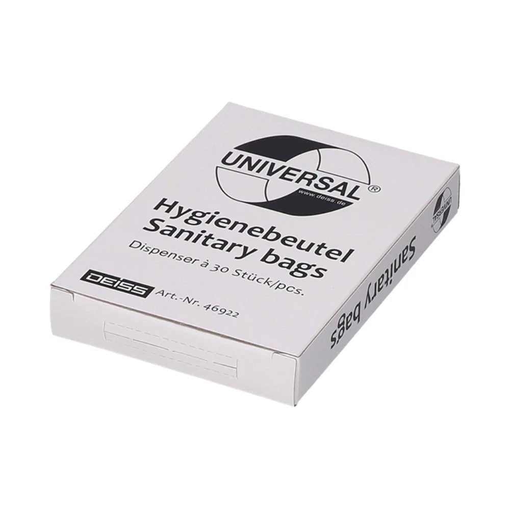 DEISS 46922 Universal Hygienebeutel aus HDPE - 25 Packungen - Hygienico