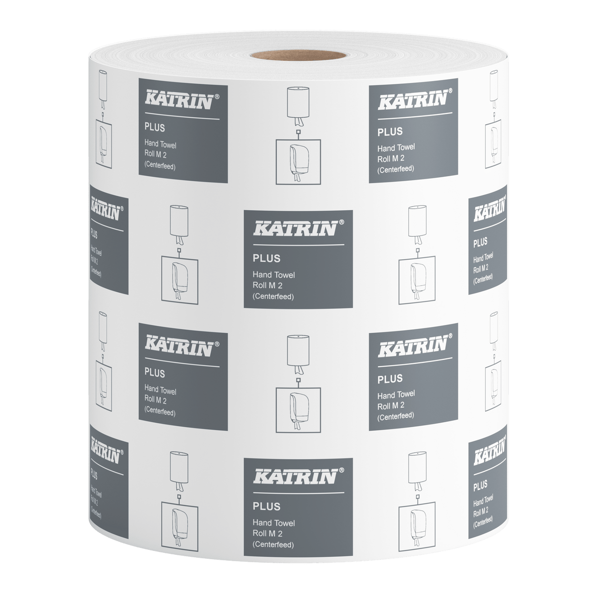 Katrin 55227 | Centerfeed Mehrzweck - Handtuchrolle M, 180 m, 600 Blatt, 2 - lagig - Hygienico