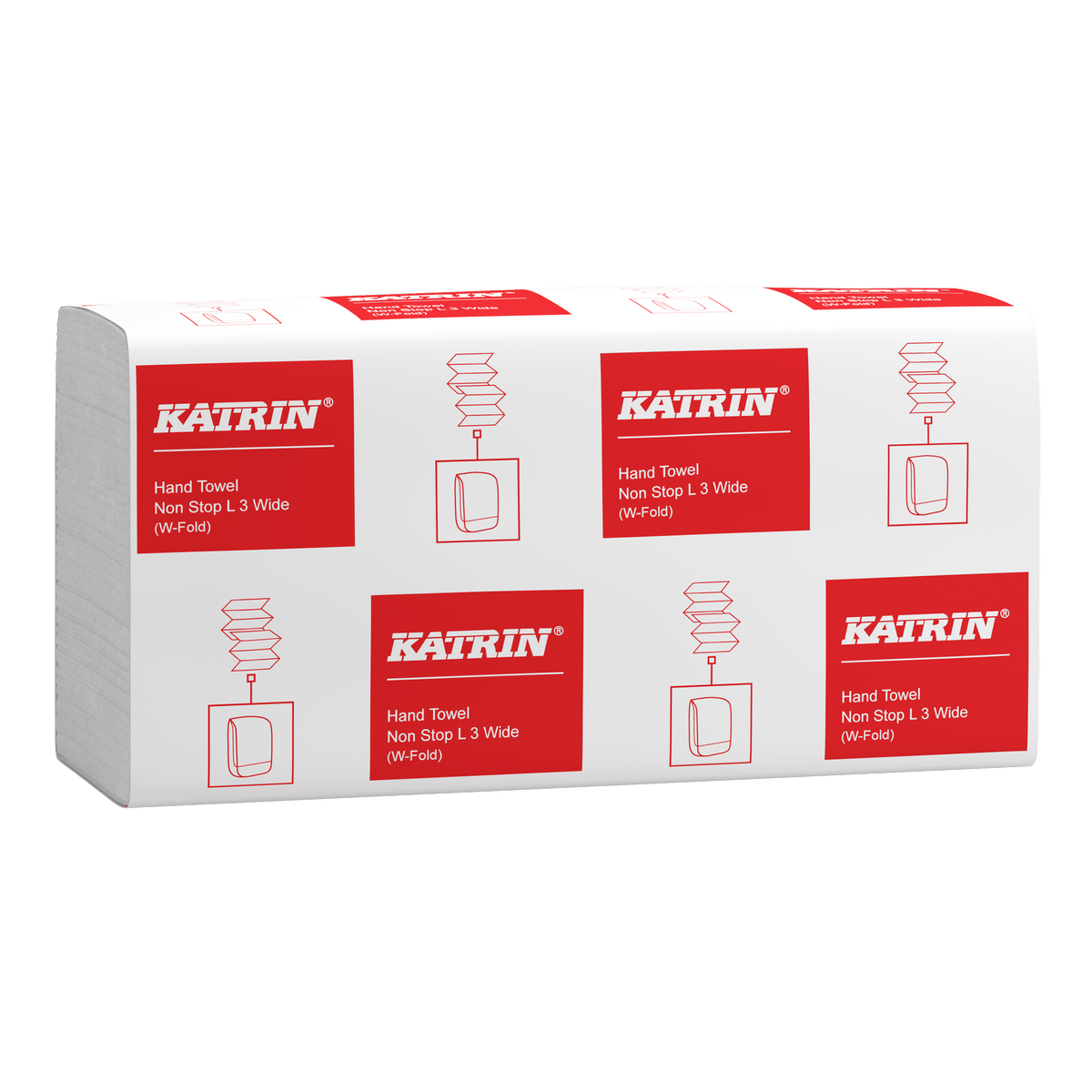 Katrin 61556 | W - Falz Falthandtücher, 3 - lagig - Hygienico