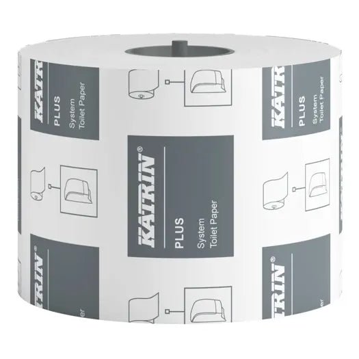 Katrin 66940 | Toilettenpapier System - Rolle, 2 - lagig, Zellstoff, 800 Blatt - Hygienico
