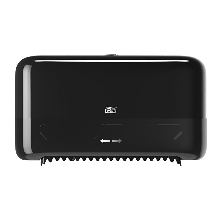 Tork OptiServe® Doppelrollenspender für hülsenloses Midi Toilettenpapier 4 - Rollen Elevation T7 - Hygienico