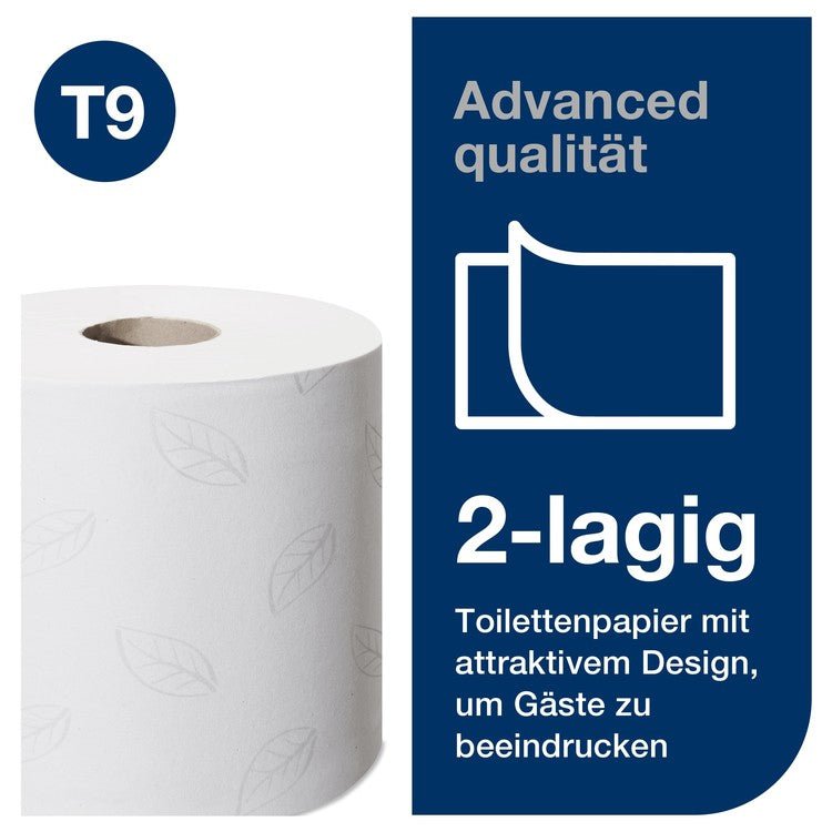 Tork SmartOne® 472193 Mini Toilettenpapier Advanced T9 2 - lagig - Hygienico
