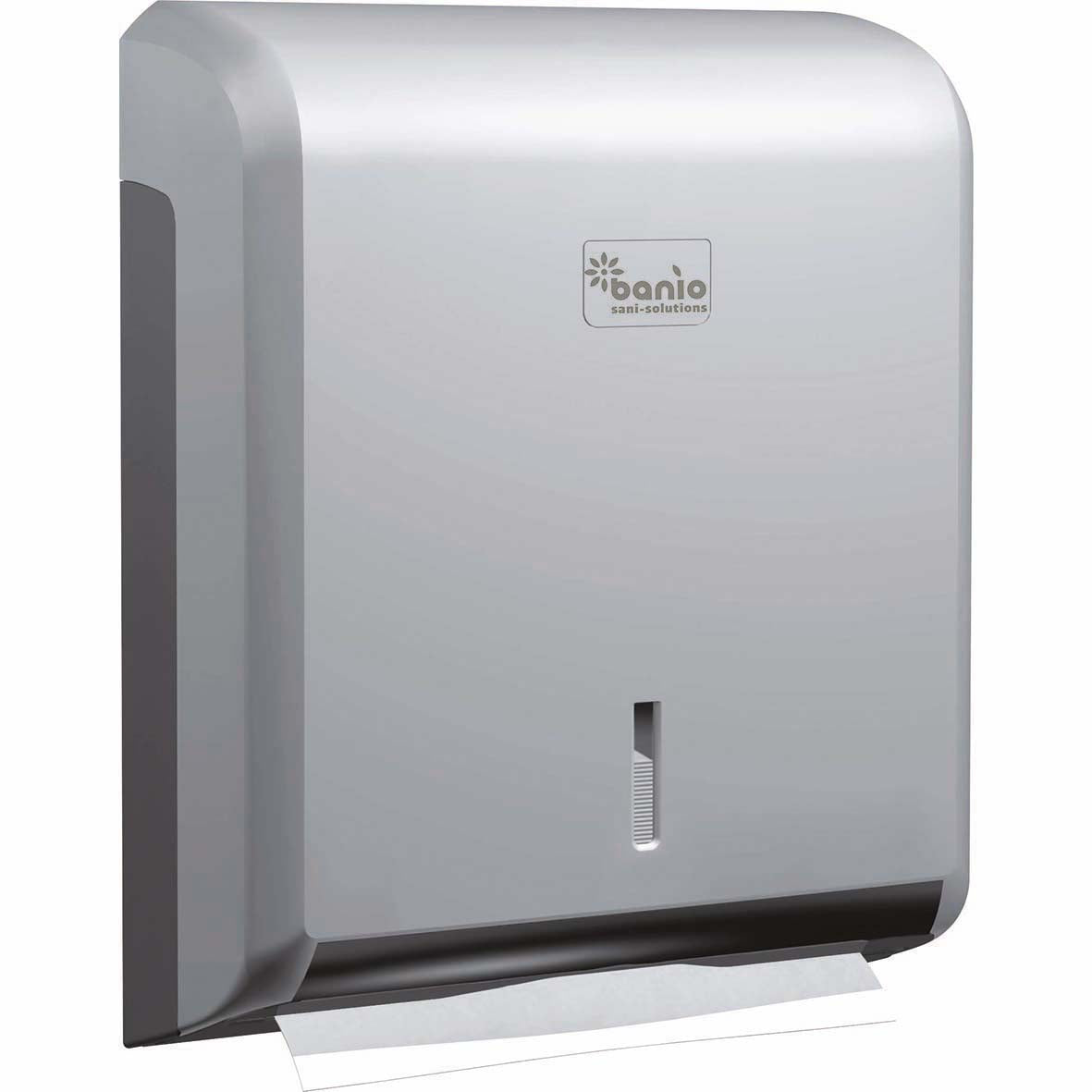 banio SPA silver Falthandtuch-Spender