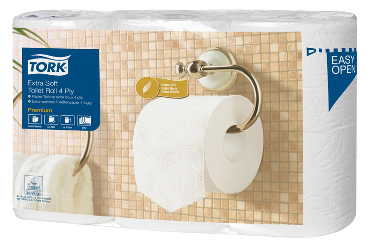 Tork 110406 Premium Toilettenpapier extra soft T4