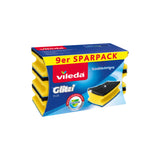 Vileda Glitzi Plus Topfreiniger 9er Multipack mit Antibac