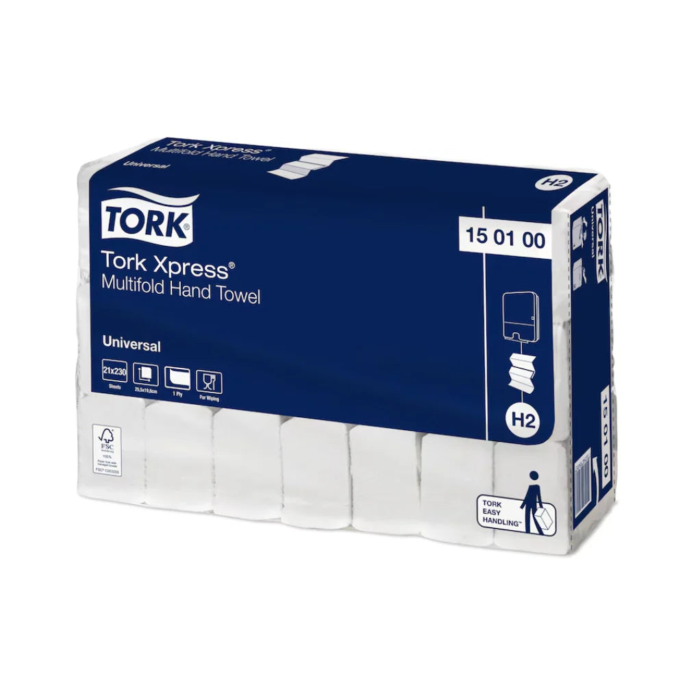 Tork Xpress® 150100 Multifold-Handtücher Universal H2 1-lagig 25,5cm