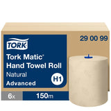 Tork 290099 | Matic Papierhandtuchrollen Advanced H1, Natural, 150 m, 2-lagig