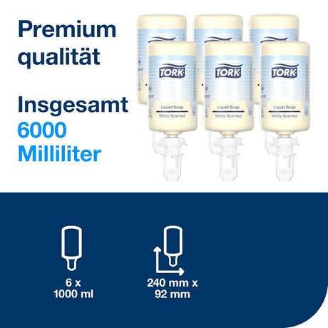 Tork 424501 Flüssigseife, Mild-Duftend 1000 ml