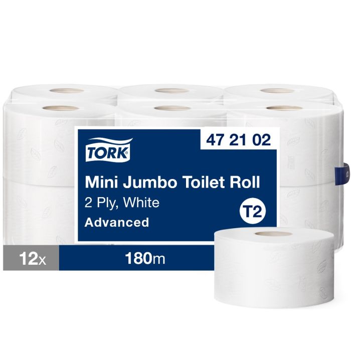 Tork 472102 Toilettenpapier Advanced T2 Mini Jumbo