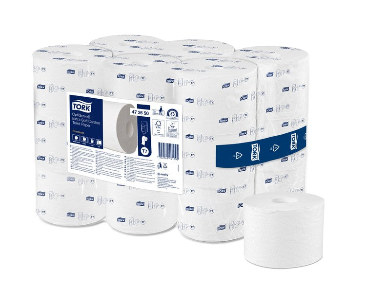 Tork 472650 Toilettenpapier Premium Extra Soft Hülsenlos T7 Midi