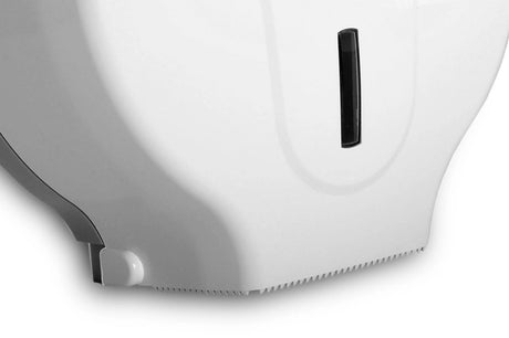 SemyTop Toilettenpapier-Spender für Jumborollen bis 25 cm, weiss