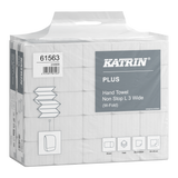 Katrin Plus W-Falz Falthandtücher Non Stop L Wide 90 Blatt 3-lagig, Handy Pack