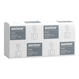 Katrin Plus W-Falz Falthandtücher Non Stop L Wide 90 Blatt 3-lagig, Handy Pack