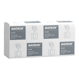 Katrin Plus Z-Falz Falthandtücher Non Stop M Wide 160 Blatt 2-lagig, Handy Pack
