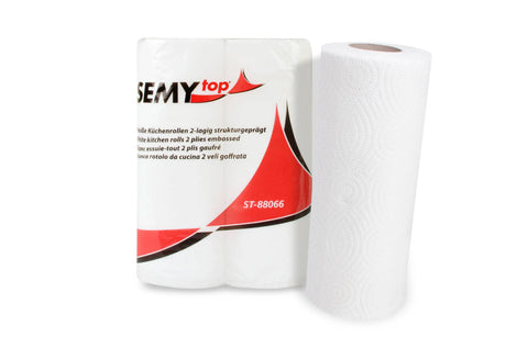 SemyTop Küchenrolle, 2-lagig, 24 x 2 Rollen
