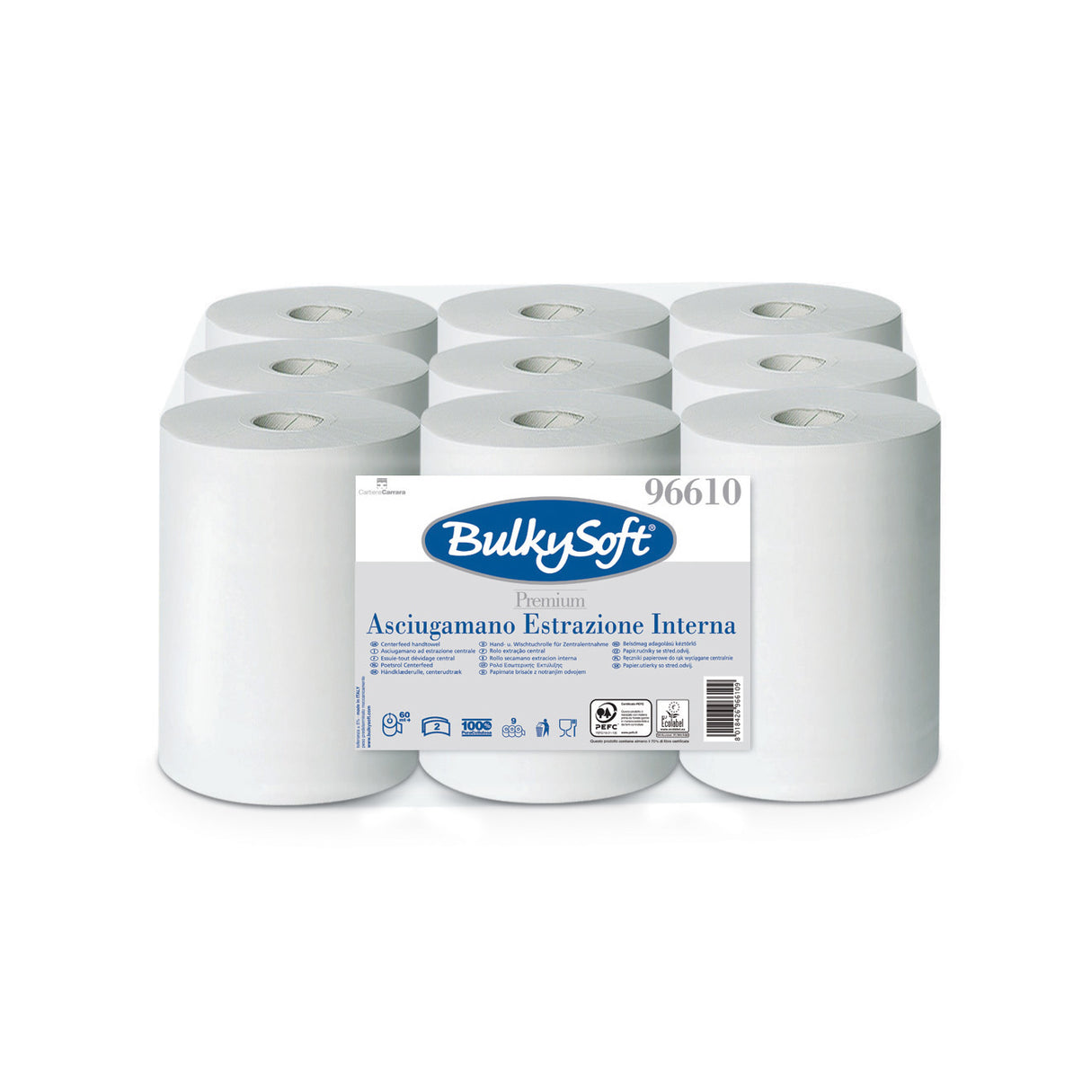 BulkySoft Excellence Mini-Reinigungsrolle, 2-lagig, 60m