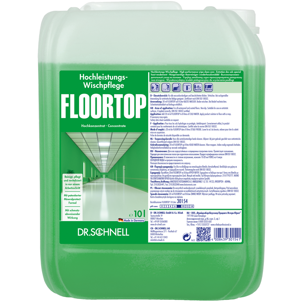 Dr. Schnell FLOORTOP Hochleistungs-Wischpflege