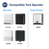 Tork 290059 | Matic extra lange Papierhandtuchrollen H1, 280 m, 2-lagig