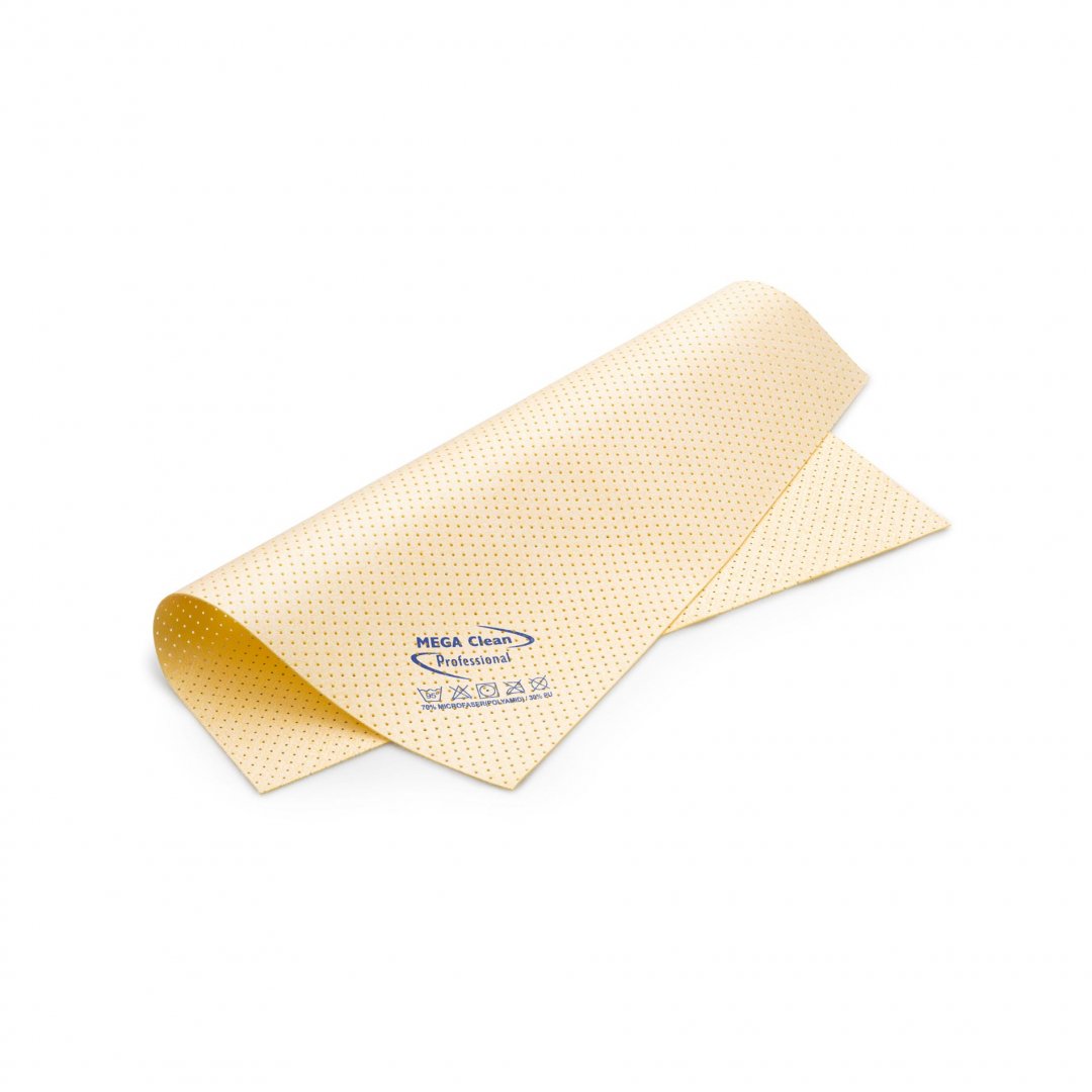 MEGA Clean Professional Mikrofaser Kunstledertuch gelocht