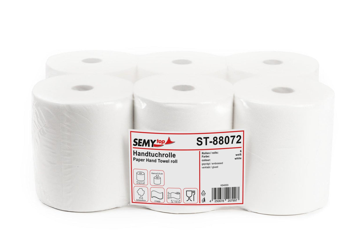 SemyTop Handtuchrolle, 2-lagig, 130m
