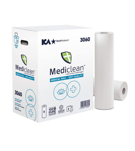 Ärzterollen 63 m x 60 cm, 2 - lagig, Zellstoff - Hygienico