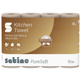 Satino PureSoft Küchenrolle, 2-lagig, 26 x 22 cm