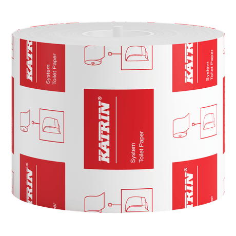 Katrin 103424 | System Toilettenpapier 2 - lagig, Zellstoff, 800 Blatt - Hygienico