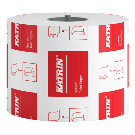 Katrin 103424 | System Toilettenpapier 2 - lagig, Zellstoff, 800 Blatt - Hygienico