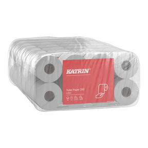 Katrin 104872 | Toilettenpapier 3 - lagig, Zellstoff, 250 Blatt - Hygienico