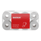 Katrin 11841 | Toilettenpapier 3 - lagig, Zellstoff, 250 Blatt - Hygienico