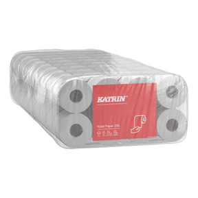 Katrin 11841 | Toilettenpapier 3 - lagig, Zellstoff, 250 Blatt - Hygienico
