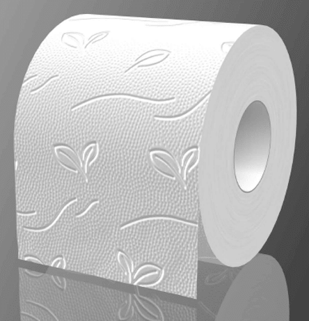 Katrin 169505 | Toilettenpapier 2 - lagig, Zellstoff, 250 Blatt - Hygienico