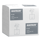 Katrin 56156 | Toilettenpapier Einzelblatt 2 - lagig, Zellstoff, 250 Blatt - Hygienico