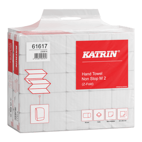 Katrin 61617 | Z - Falz Falthandtücher, 2 - lagig - Hygienico
