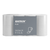 Katrin 87709 | Toilettenpapier 3 - lagig, Zellstoff, 180 Blatt - Hygienico