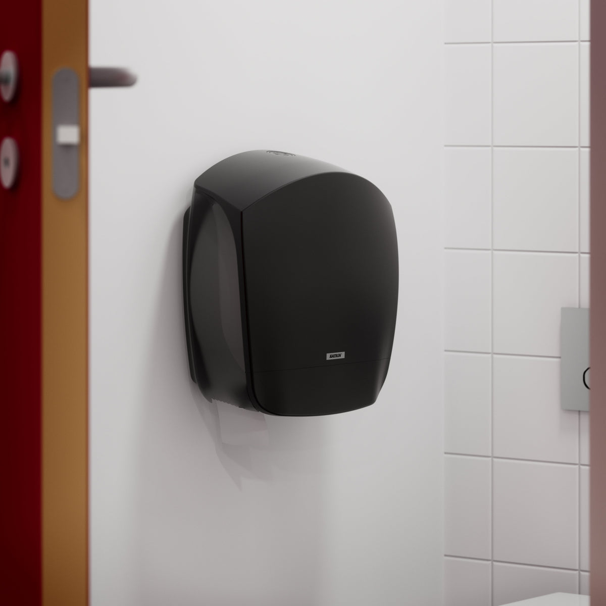 Katrin Toilettenpapierspender Gigant L, für Jumborollen - Hygienico