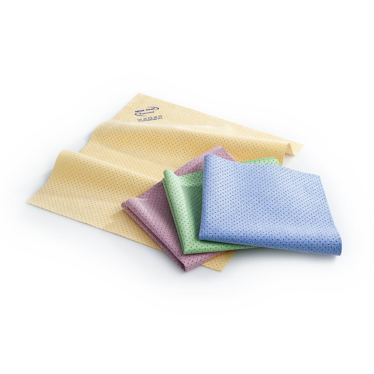 MEGA Clean Professional Mikrofaser Kunstledertuch gelocht