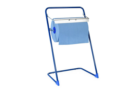 Putzrollen-Spender blau, Bodenständer - Hygienico