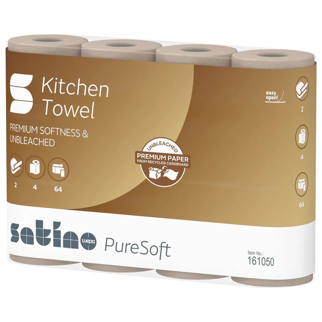 Satino PureSoft Küchenrolle, 2 - lagig, 26 x 22 cm - Hygienico
