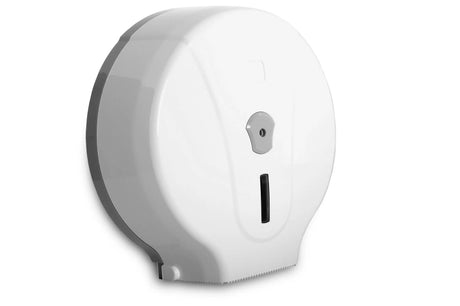 SemyTop Toilettenpapier-Spender für Jumborollen bis 25 cm, weiss - Hygienico