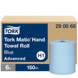 Tork 290068 | Matic blaue Papierhandtuchrollen Advanced H1, 150 m, 2 - lagig - Hygienico