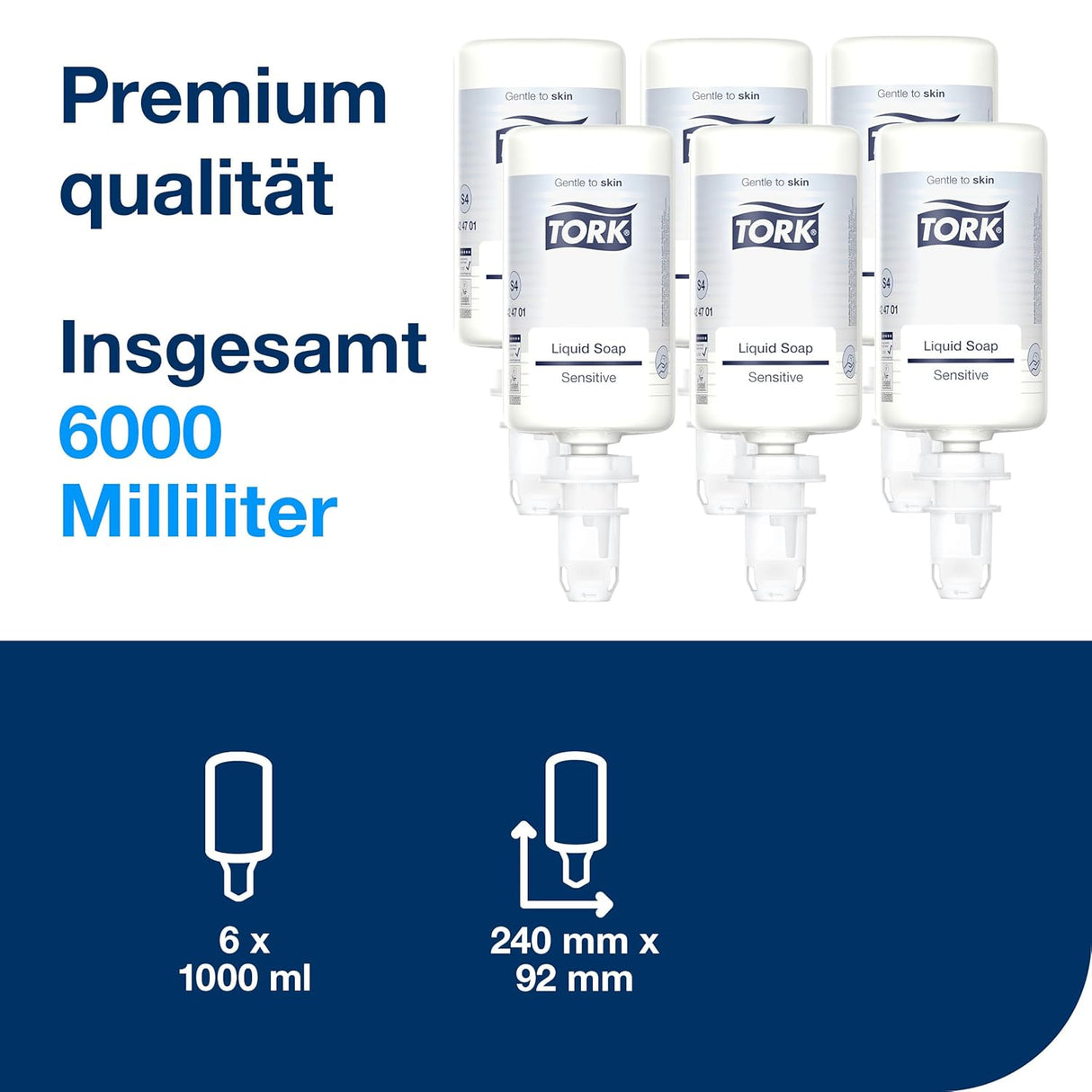 Tork 424701 Sensitive Flüssigseife 1000 ml - Hygienico
