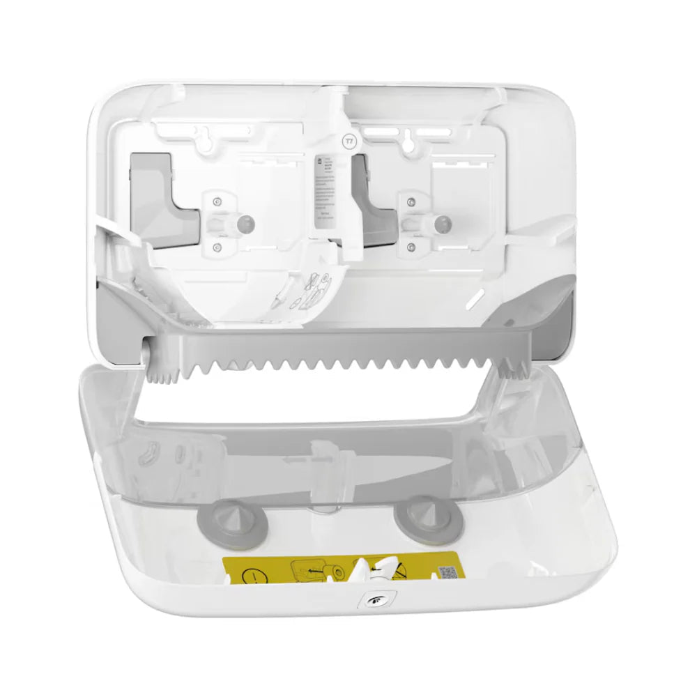 Tork OptiServe® Doppelrollenspender für hülsenloses Midi Toilettenpapier 4 - Rollen Elevation T7 - Hygienico